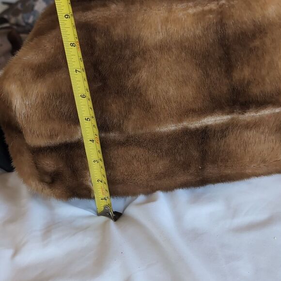 INC International Concepts Giant Faux Fur Slouchy Tote Bag - Picture 10 of 17